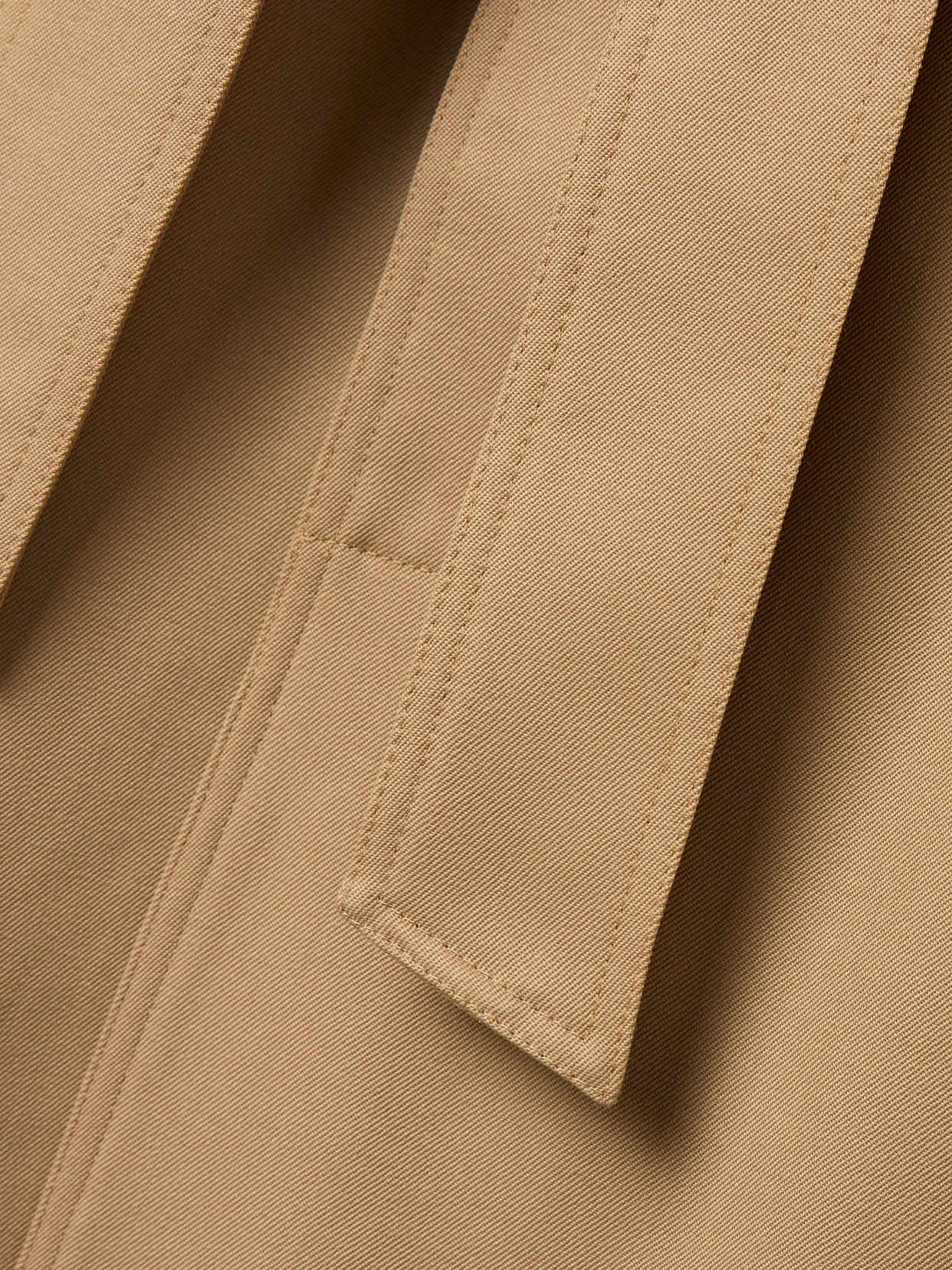 Marie Adam-leenaerdt Double-breasted Wool-twill Trench Coat In Brown