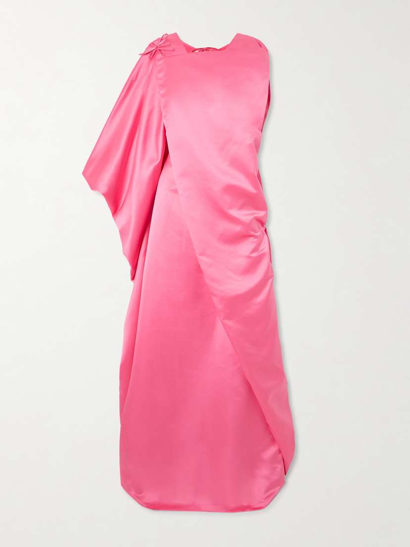 Marie Adam-Leenaerdt Satin Maxi Dress