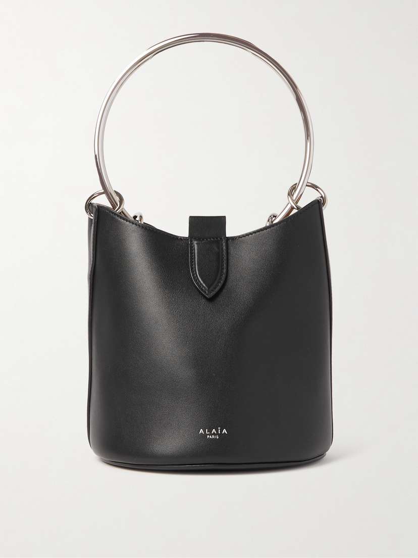 Alaïa Ring Leather Bucket Bag