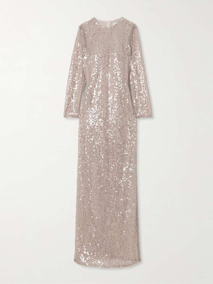 16Arlington Lore Sequined Chiffon Gown - UK 16