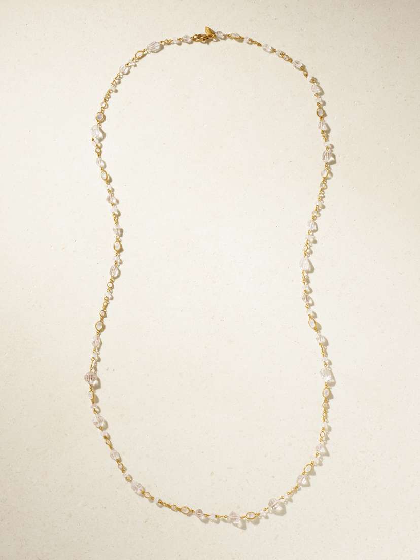 Pippa Small 18-karat Gold Multi-stone Necklace