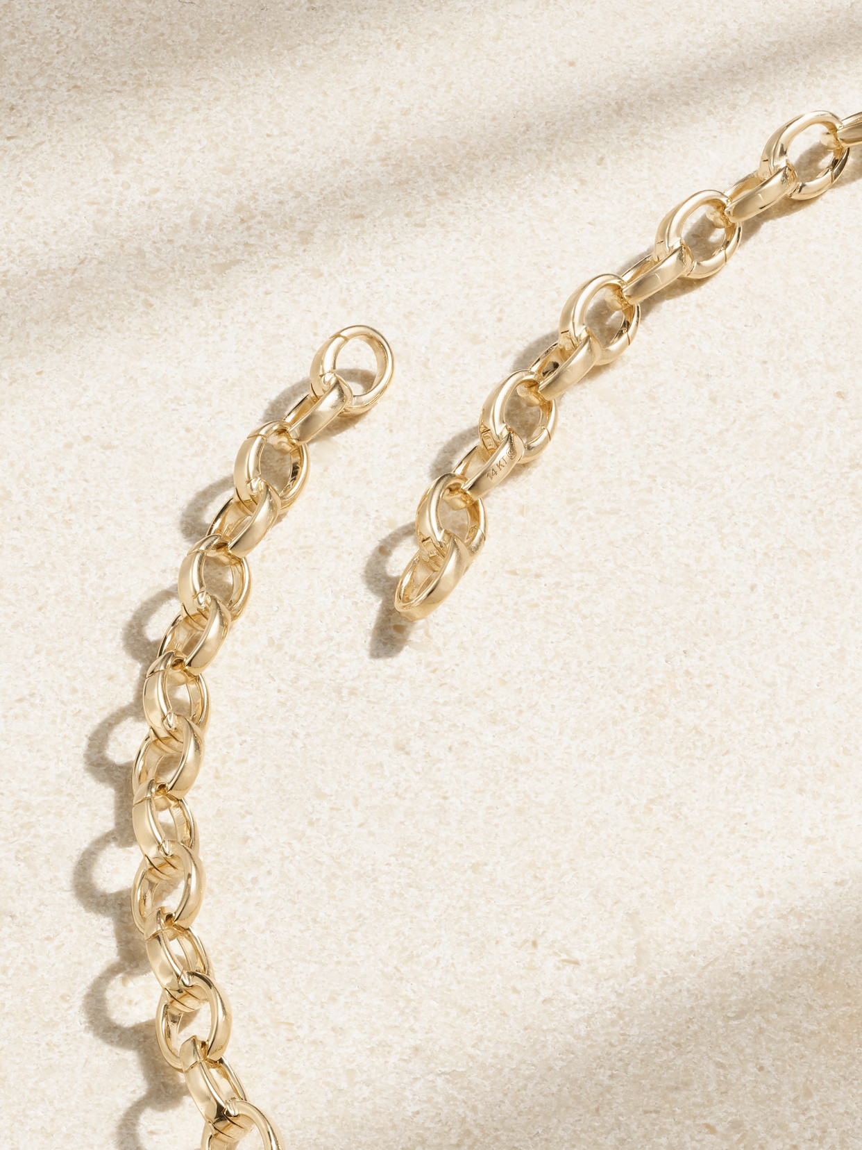 Sydney Evan Under The Sea 14-karat Gold Multi-stone Necklace In Gold