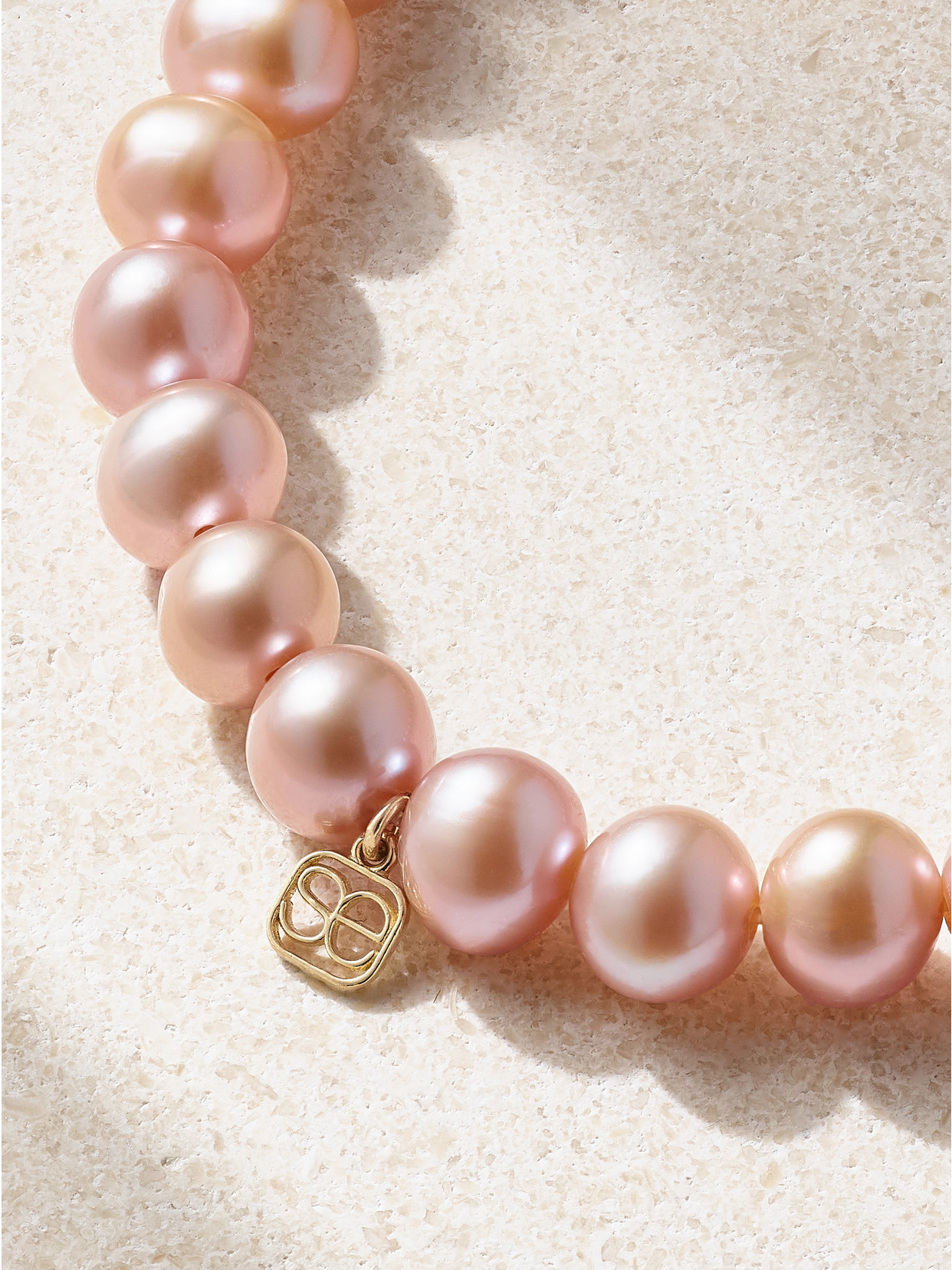 SYDNEY EVAN ANGEL FISH 14-KARAT GOLD, ENAMEL PEARL AND DIAMOND BRACELET