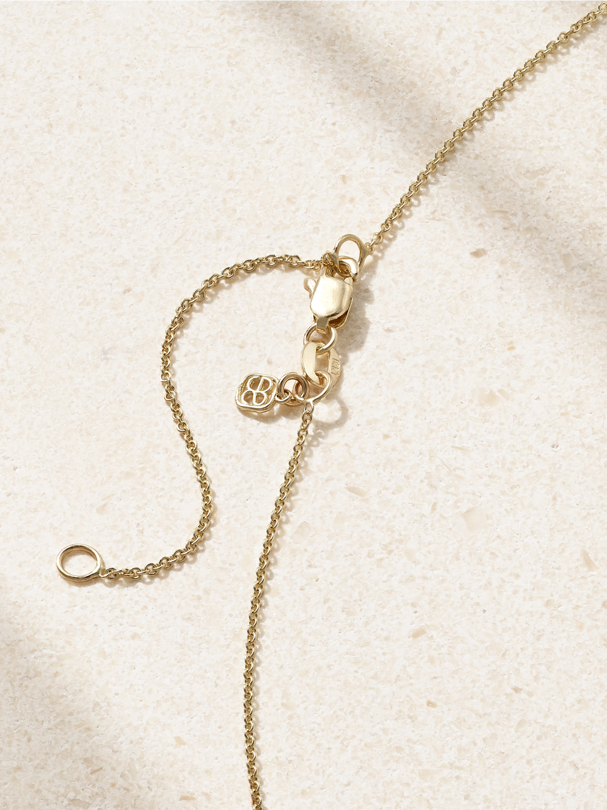 Sydney Evan Hermit Crab 14-karat Gold Diamond Necklace In Gold