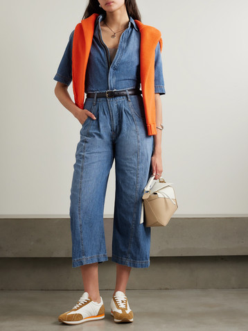 RIVET UTILITY New Yorker denim jumpsuit