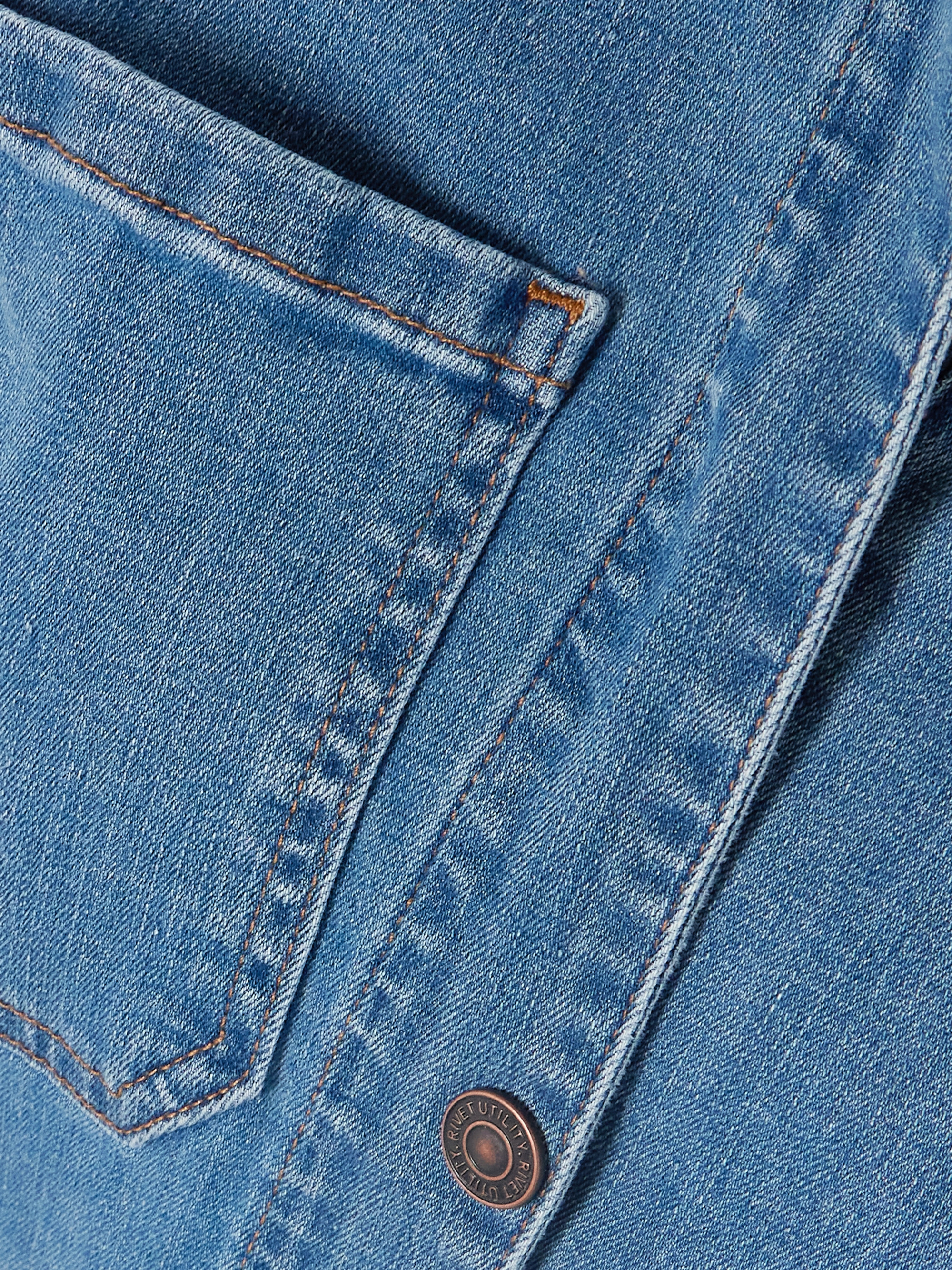 RIVET UTILITY Rowdy stretch-denim jumpsuit