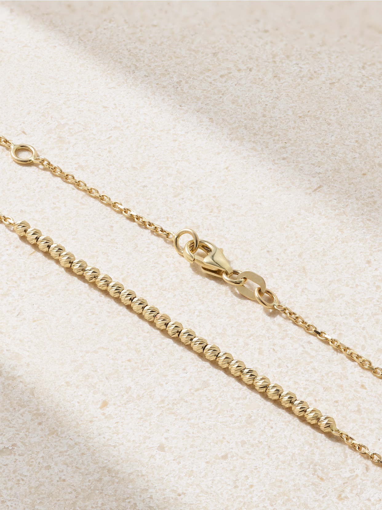 Shop Stone And Strand Glitter In The Sky 14-karat Gold Bracelet