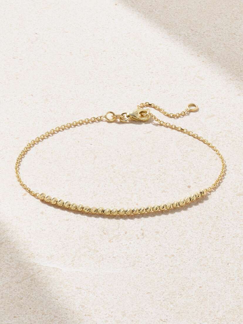 STONE AND STRAND Glitter In The Sky 14-karat Gold Bracelet