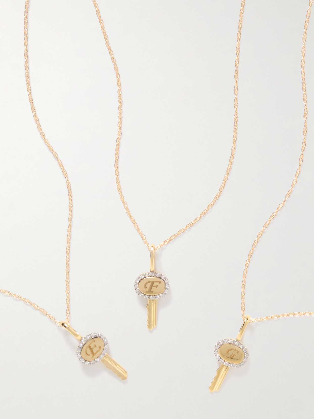 Stone And Strand Home Sweet Home 10-karat Gold Diamond Necklace