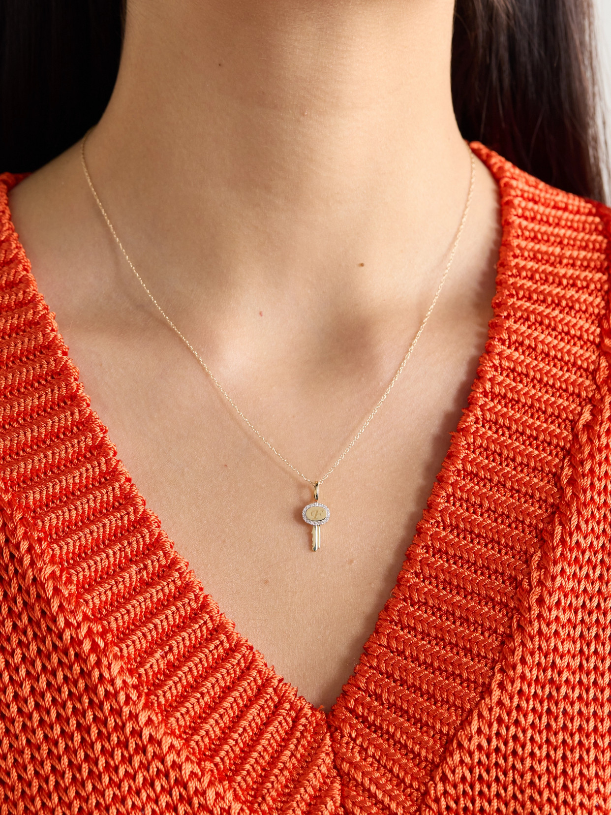 Stone And Strand Home Sweet Home 10-karat Gold Diamond Necklace In Gold