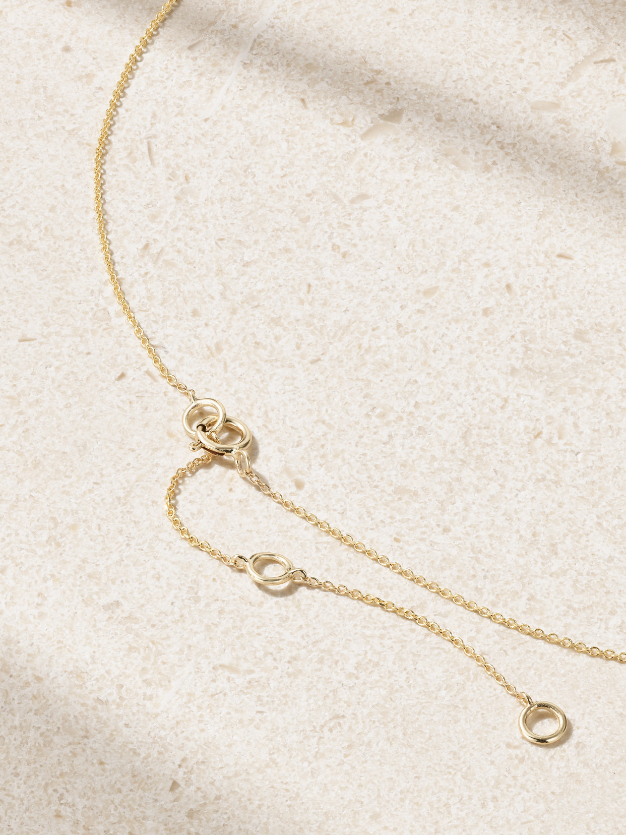 Stone And Strand All My Love 10-karat Gold And Silver-tone Diamond Necklace In Gold