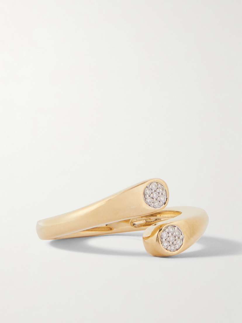 STONE AND STRAND Hug 10-karat Gold Diamond Ring