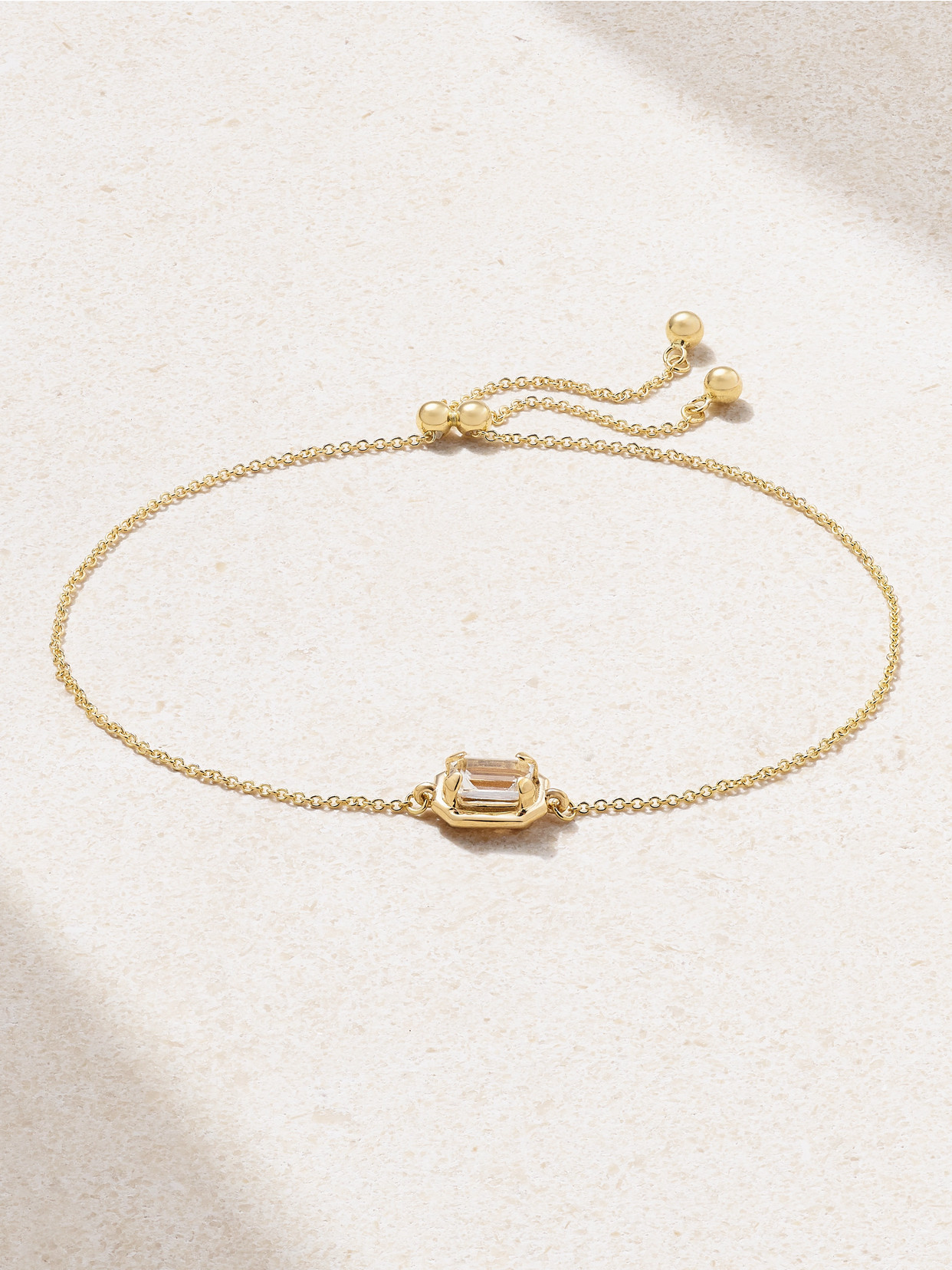 Stone And Strand Bonbon 14-karat Gold Topaz Bracelet