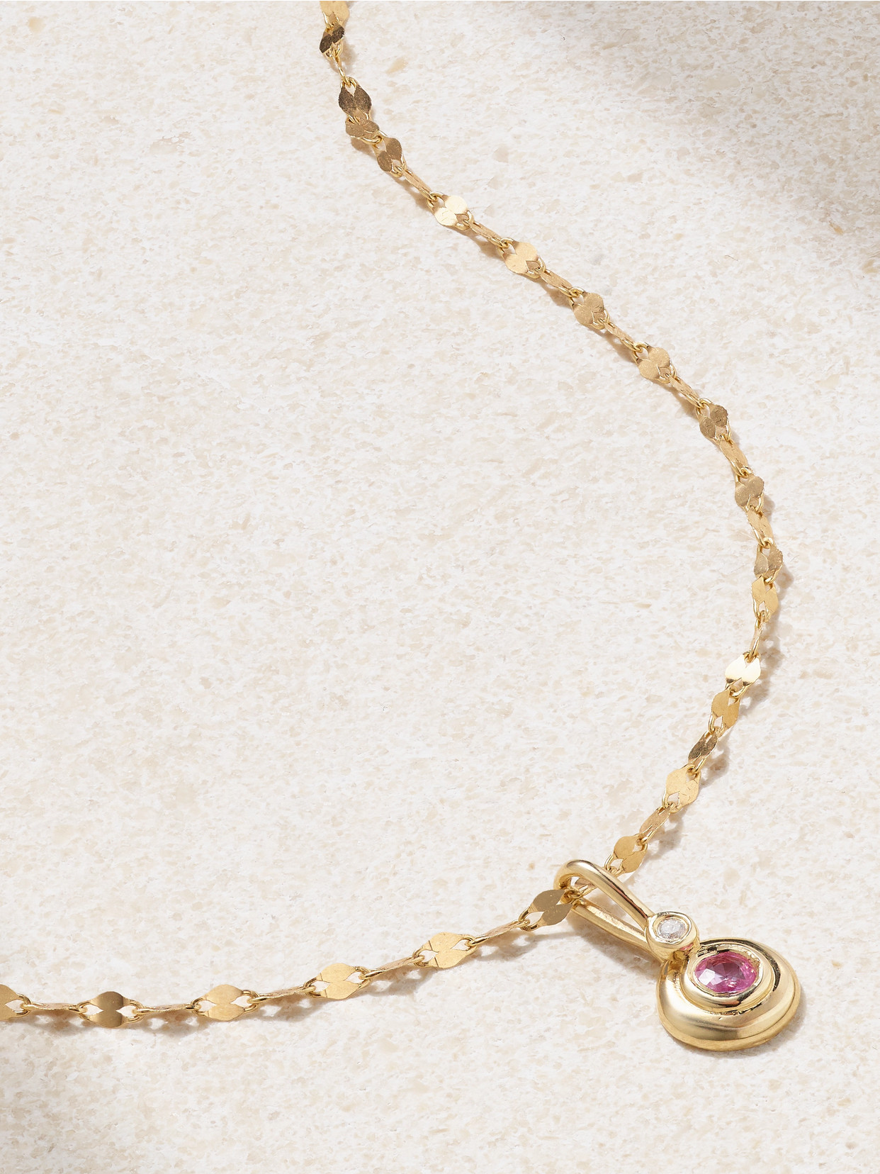 Stone And Strand 10-karat Gold, Sapphire And Diamond Choker