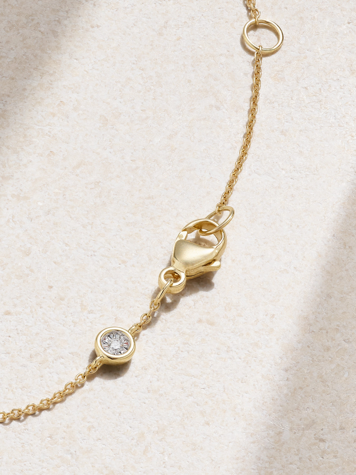 Stone And Strand Diamonds By The Dozen 10-karat Gold Diamond Bracelet In Gold