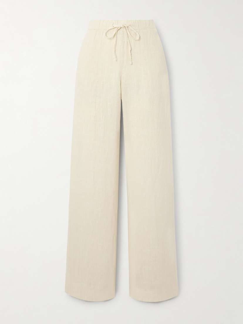 Fortela Jaleh Linen Straight-leg Pants