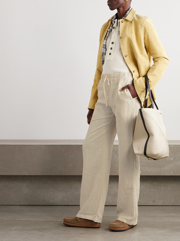 Fortela Jaleh linen straight-leg pants