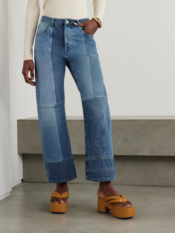 Fortela Patchwork straight-leg jeans