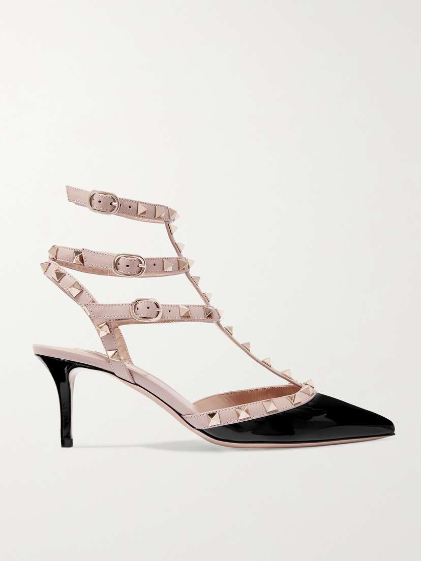 Valentino Garavani — Rockstud 65 patent-leather pumps