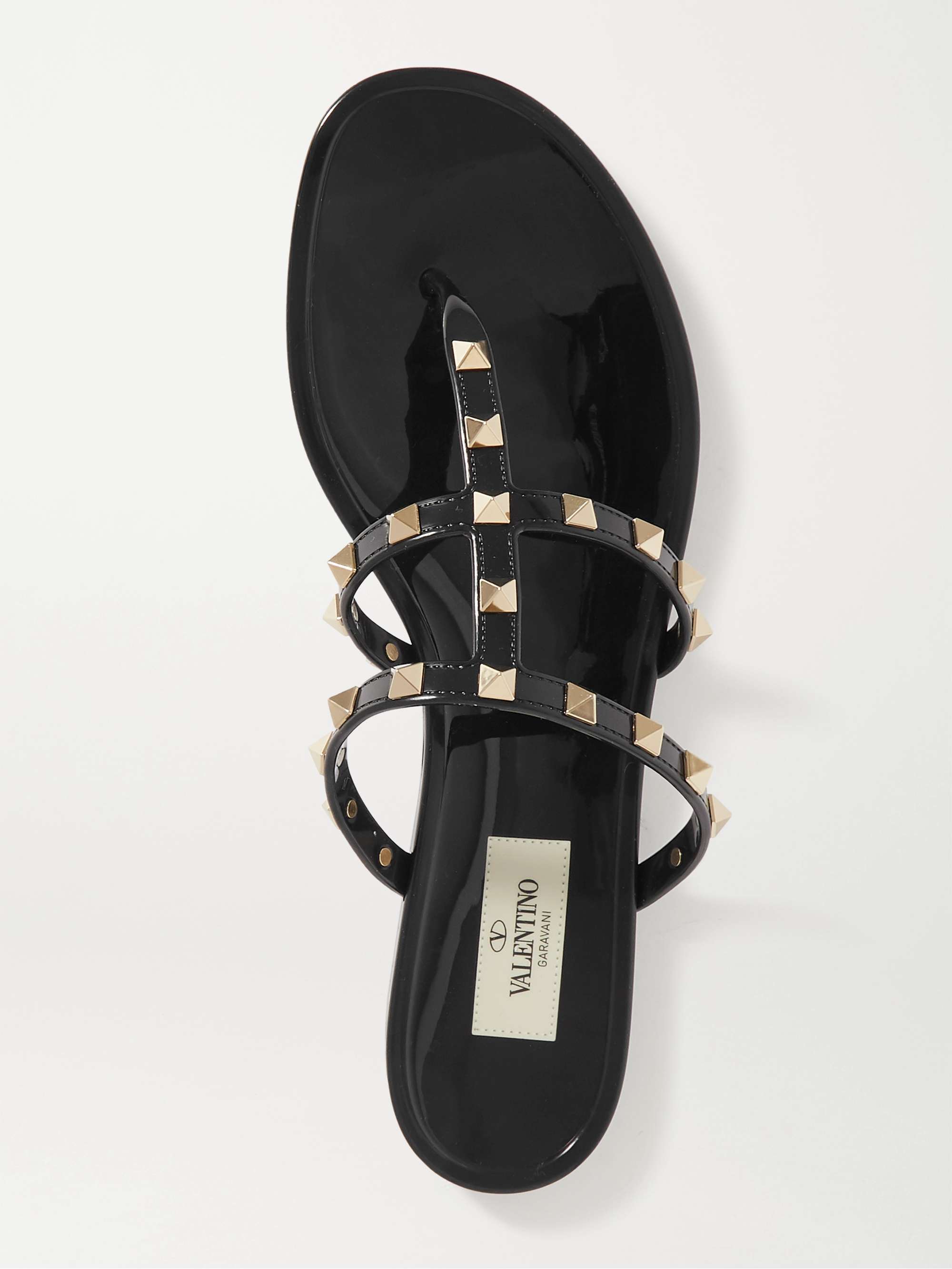 VALENTINO GARAVANI Valentino Garavani Rockstud rubber sandals | NET-A ...