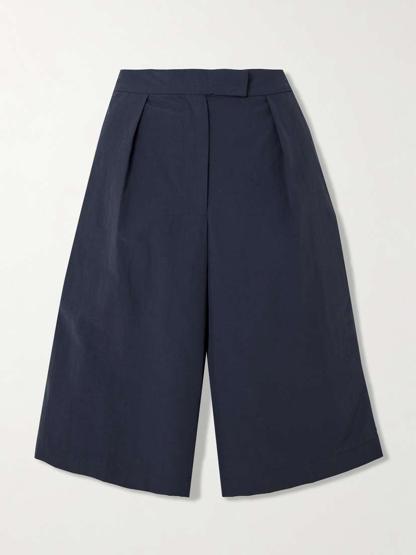 Conner Ives Pleated Woven Shorts