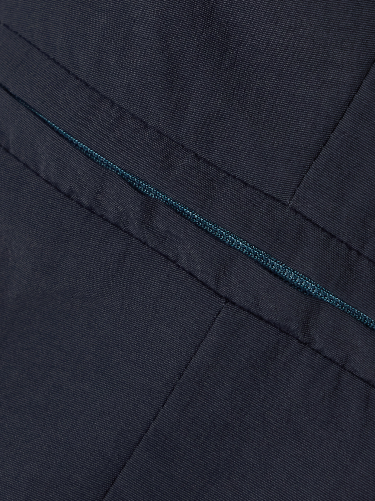 Conner Ives Recycled-twill Vest In Blue