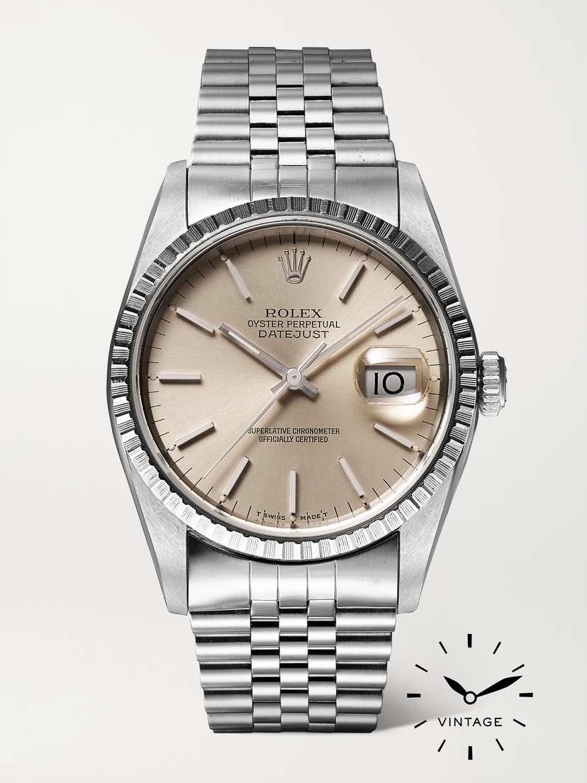 ROLEX Pre-owned 1991 Oyster Perpetual Datejust Automatic 36mm Stainless Steel Watch -  - One size
