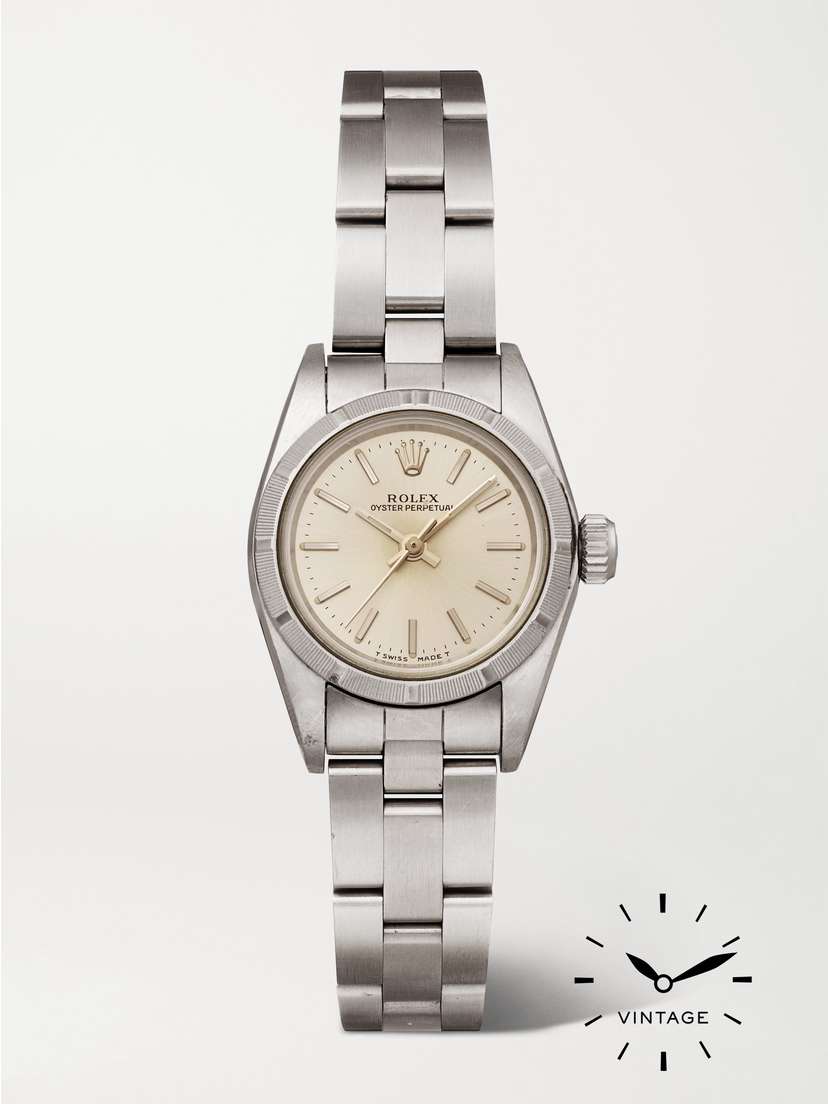 ROLEX Pre-owned 1996 Oyster Perpetual Automatic 25mm Steel Watch