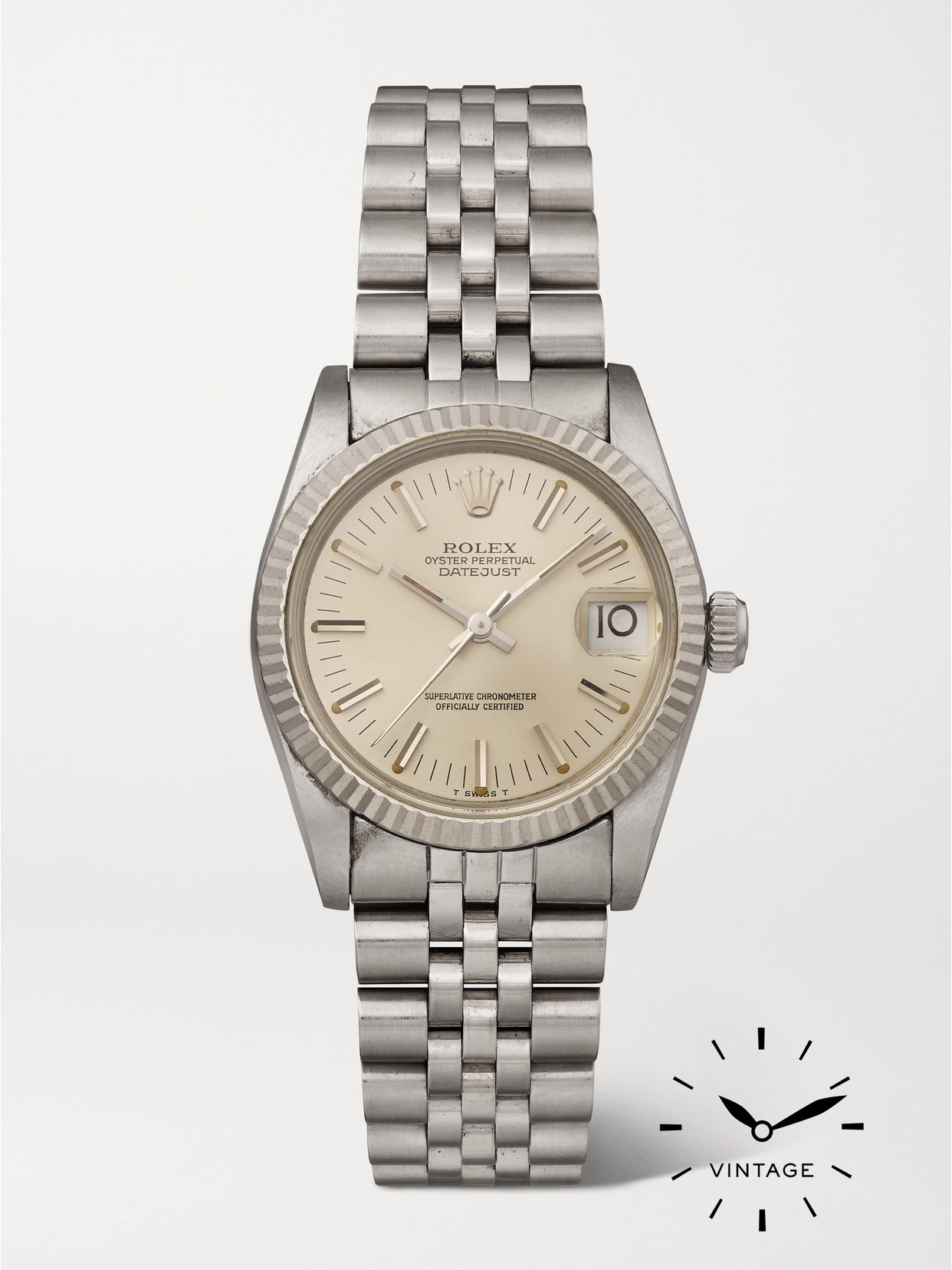 ROLEX Pre-owned 1984 Oyster Perpetual Datejust Automatic 30mm Steel Watch