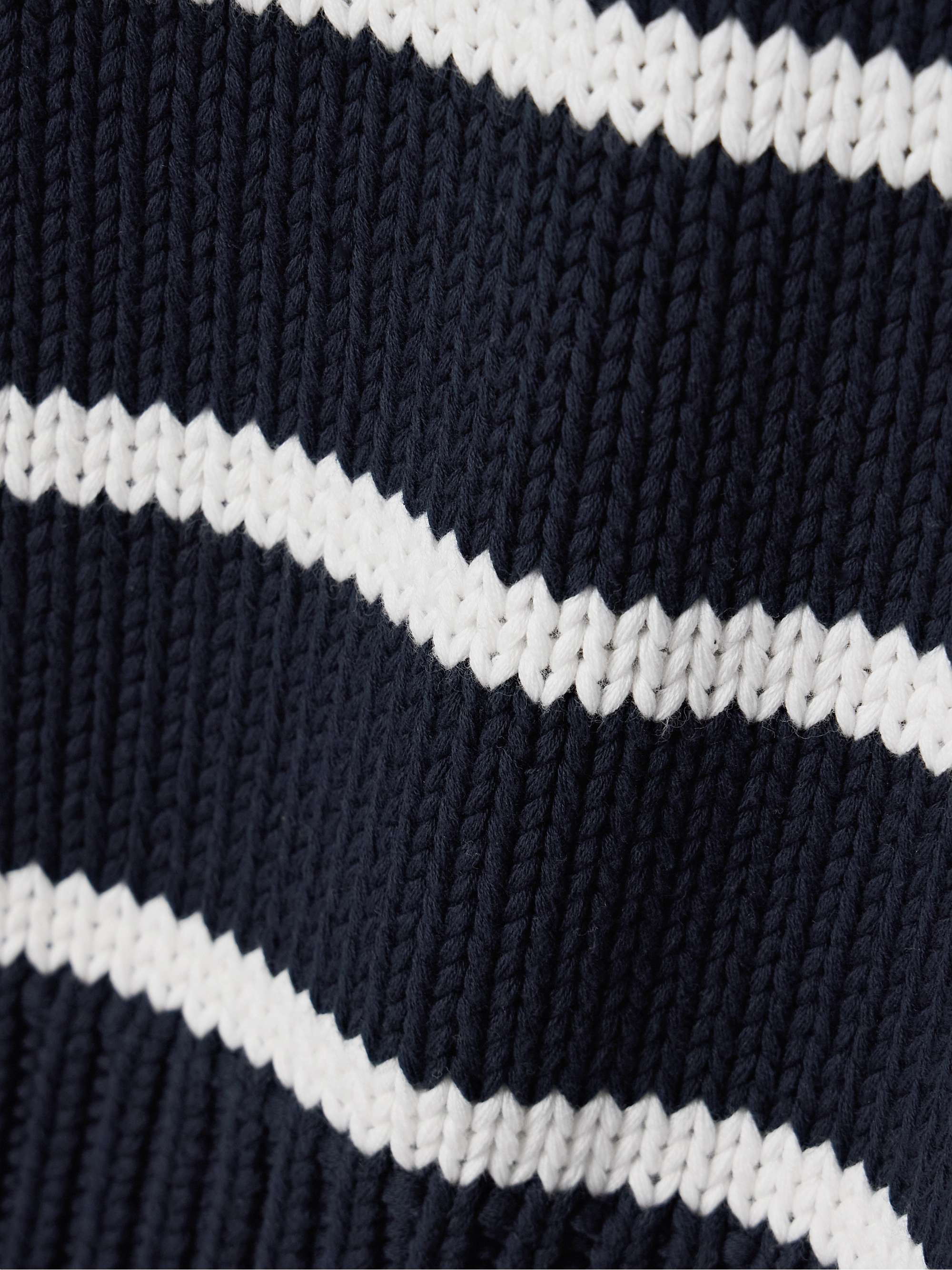 LA LIGNE Marina striped cotton sweater