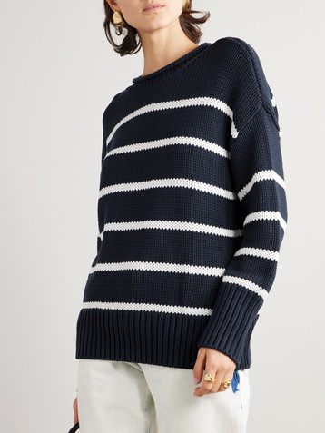 La Ligne Marina striped cotton sweater