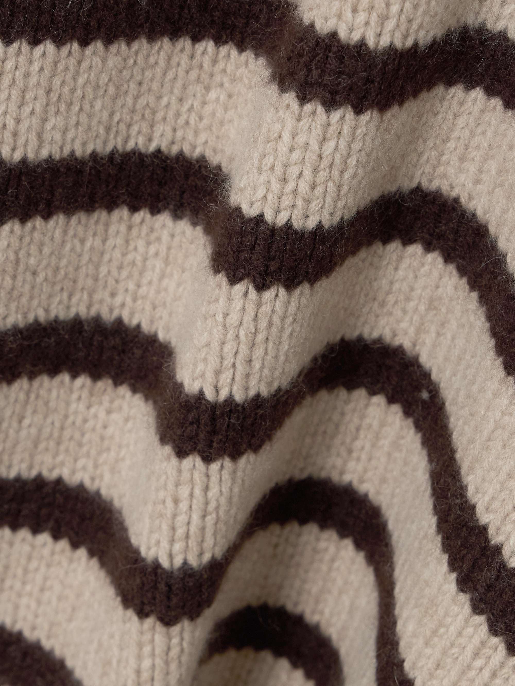 LA LIGNE Marin striped wool and cashmere-blend sweater