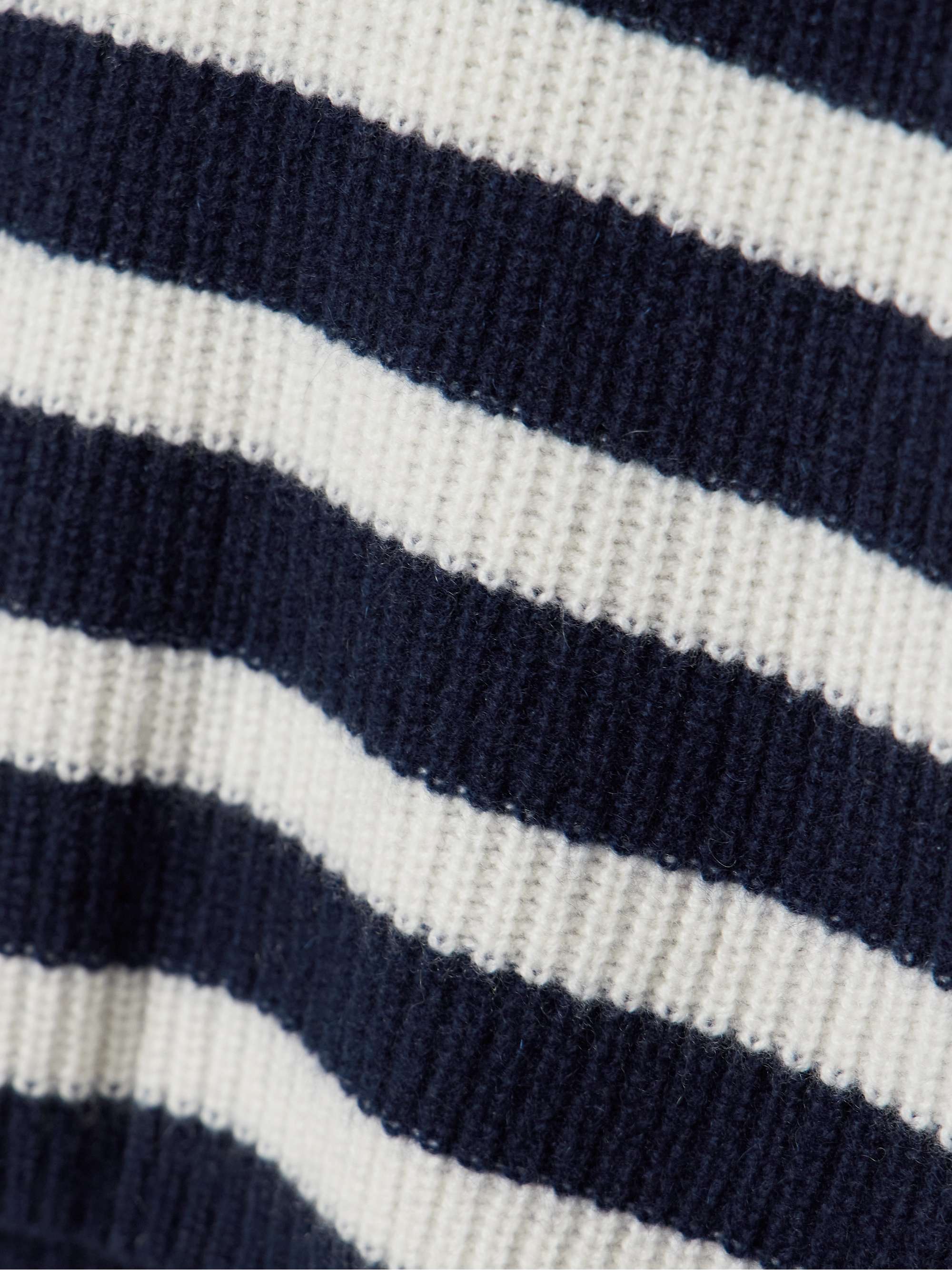 LA LIGNE Mini Toujours striped cashmere sweater