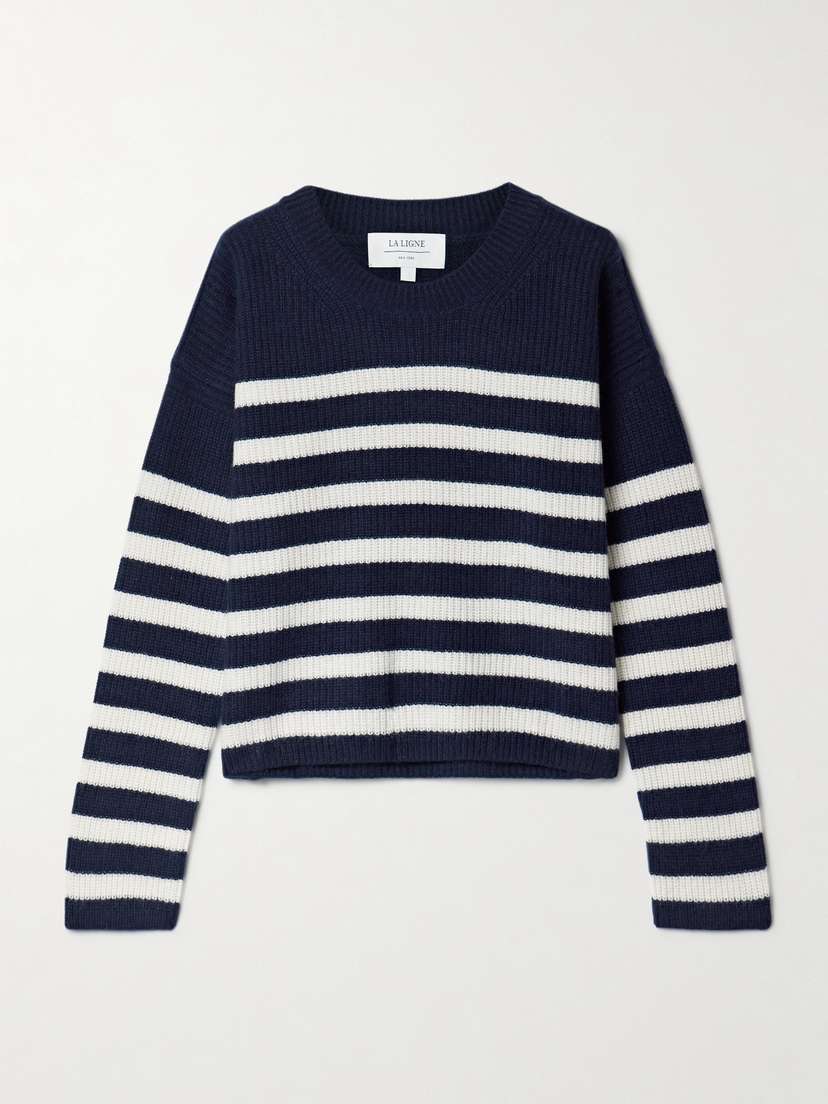 La Ligne Mini Toujours Striped Cashmere Sweater