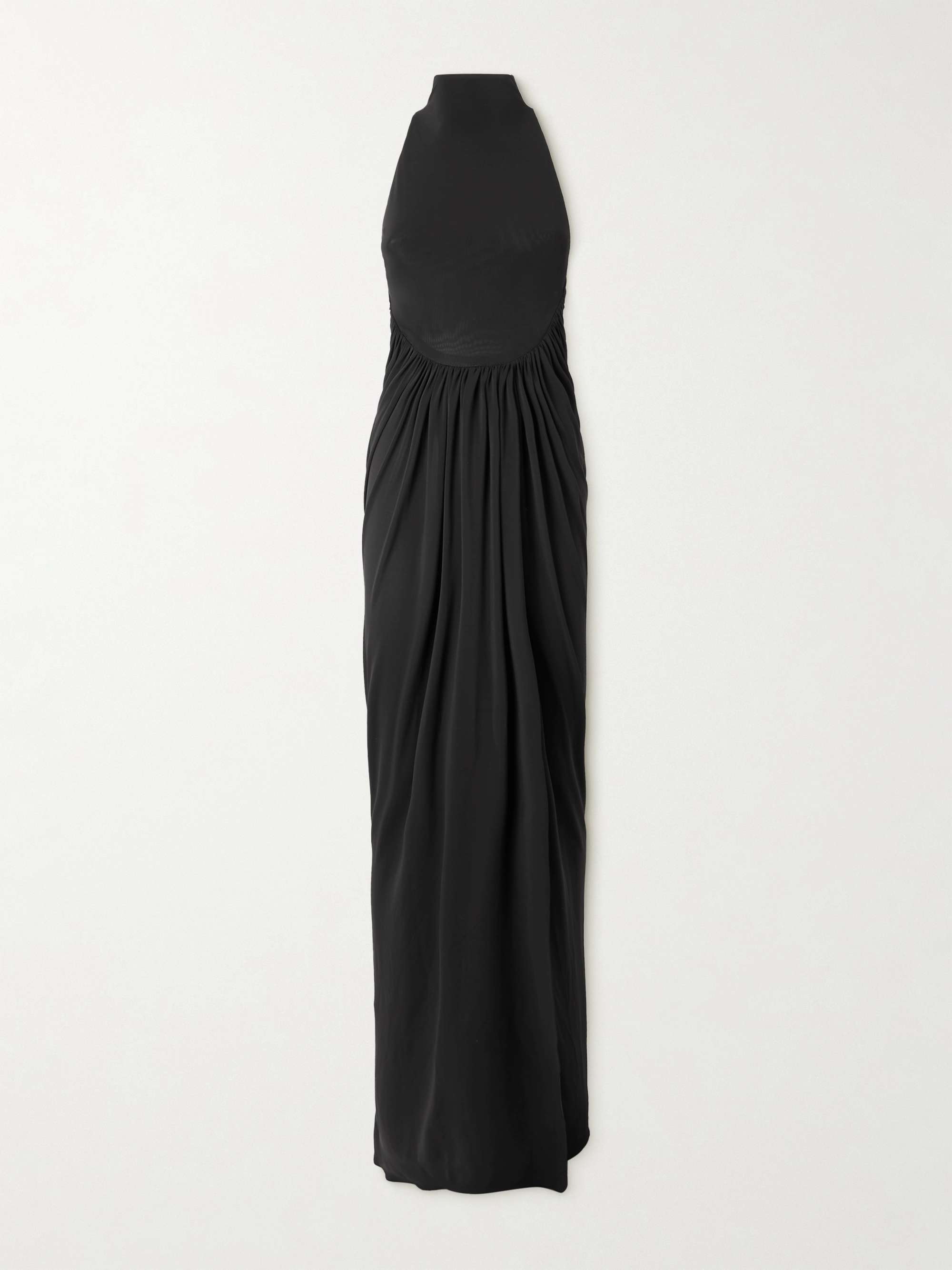 Jersey halterneck maxi dress