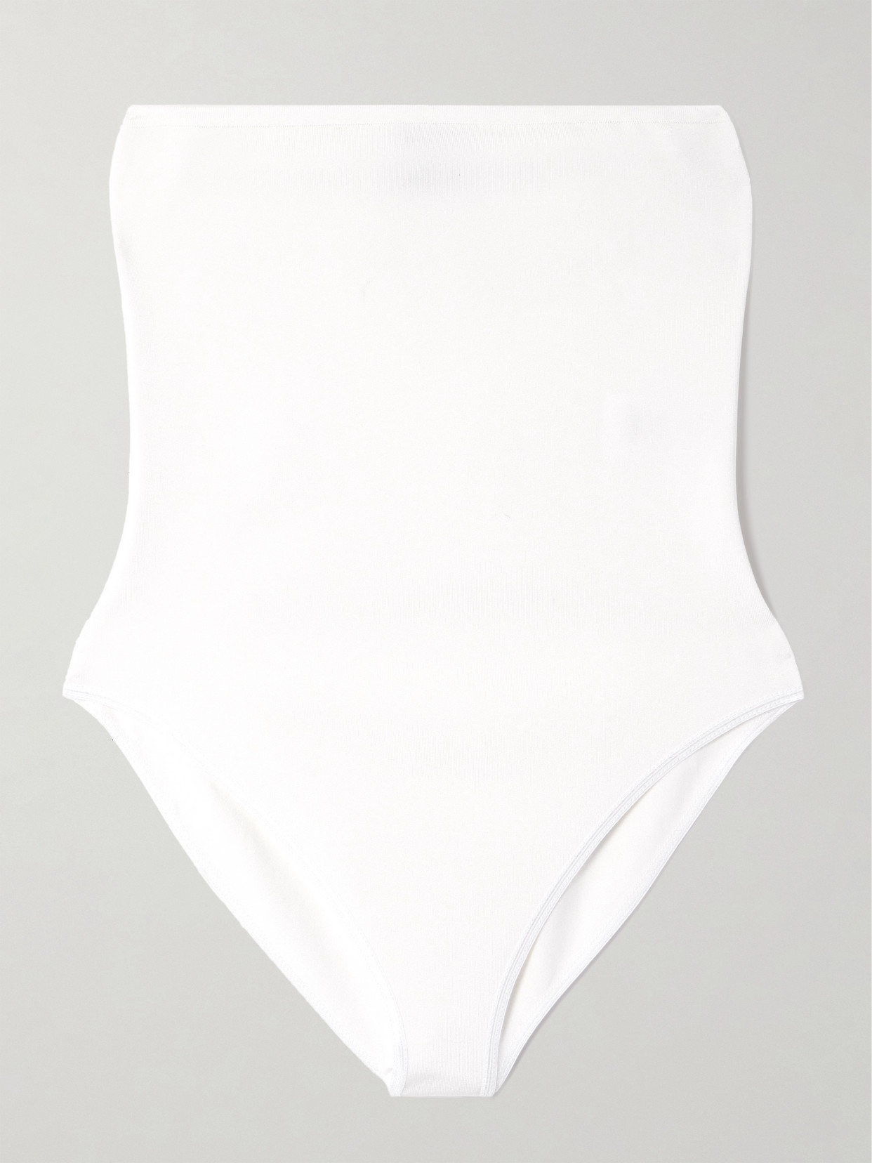 Alaïa - Strapless Ponte Bodysuit - White