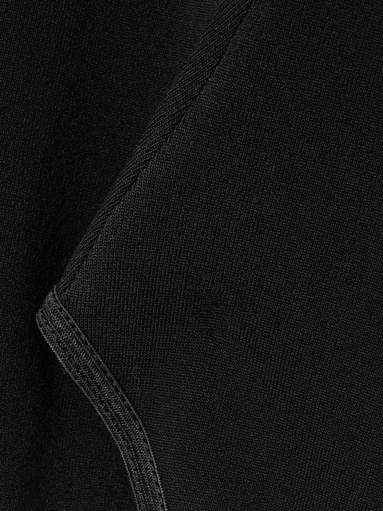 Alaïa Strapless Ponte Bodysuit In Black
