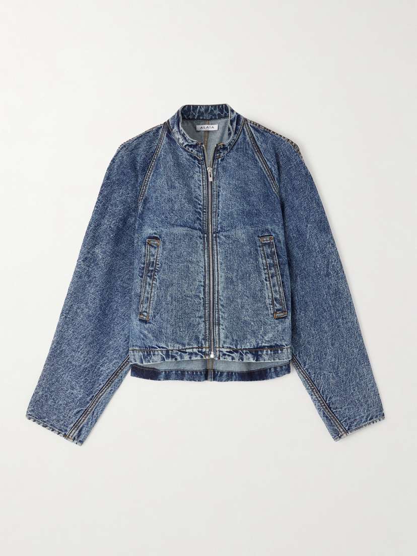 Alaïa Paneled Denim Jacket