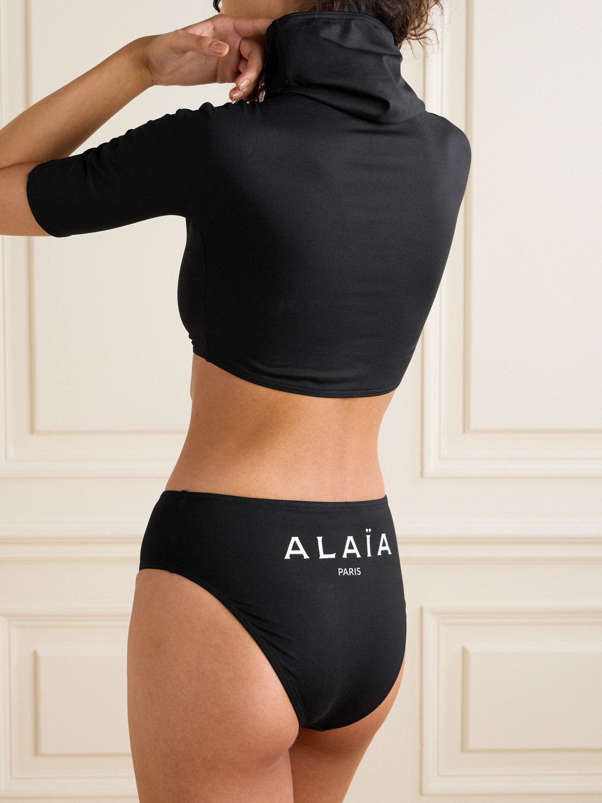 ALAÏA HOODED TRIKINI