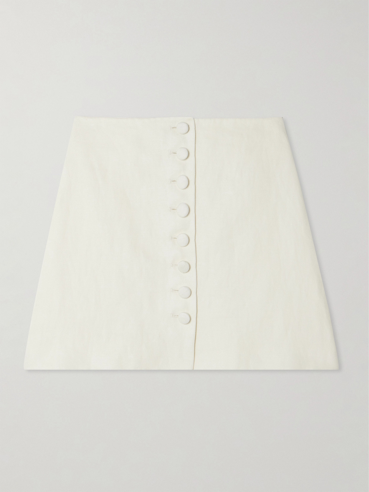 Liberowe + Net Sustain Maha Linen Mini Skirt In Ecru