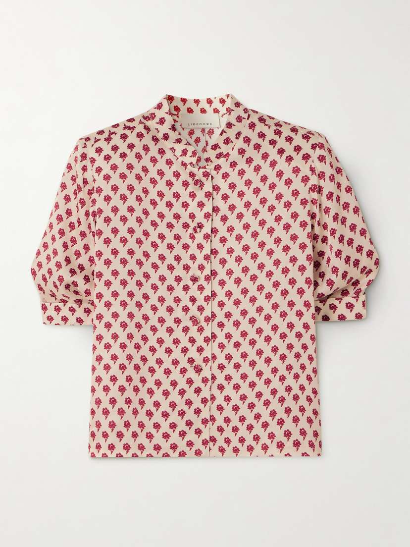 LIBEROWE Josette Printed Satin Shirt