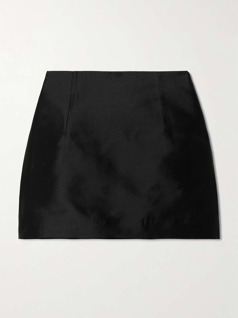 LIBEROWE + Net Sustain Vera Paneled Silk Mini Skirt