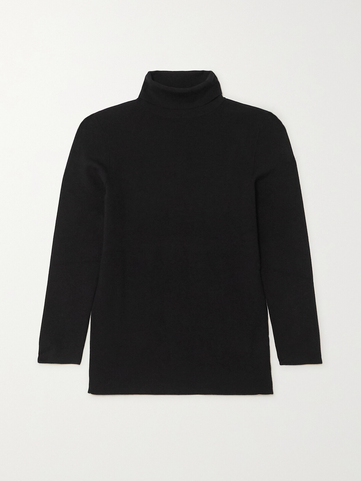 Joseph Silk-blend Turtleneck Top - Black