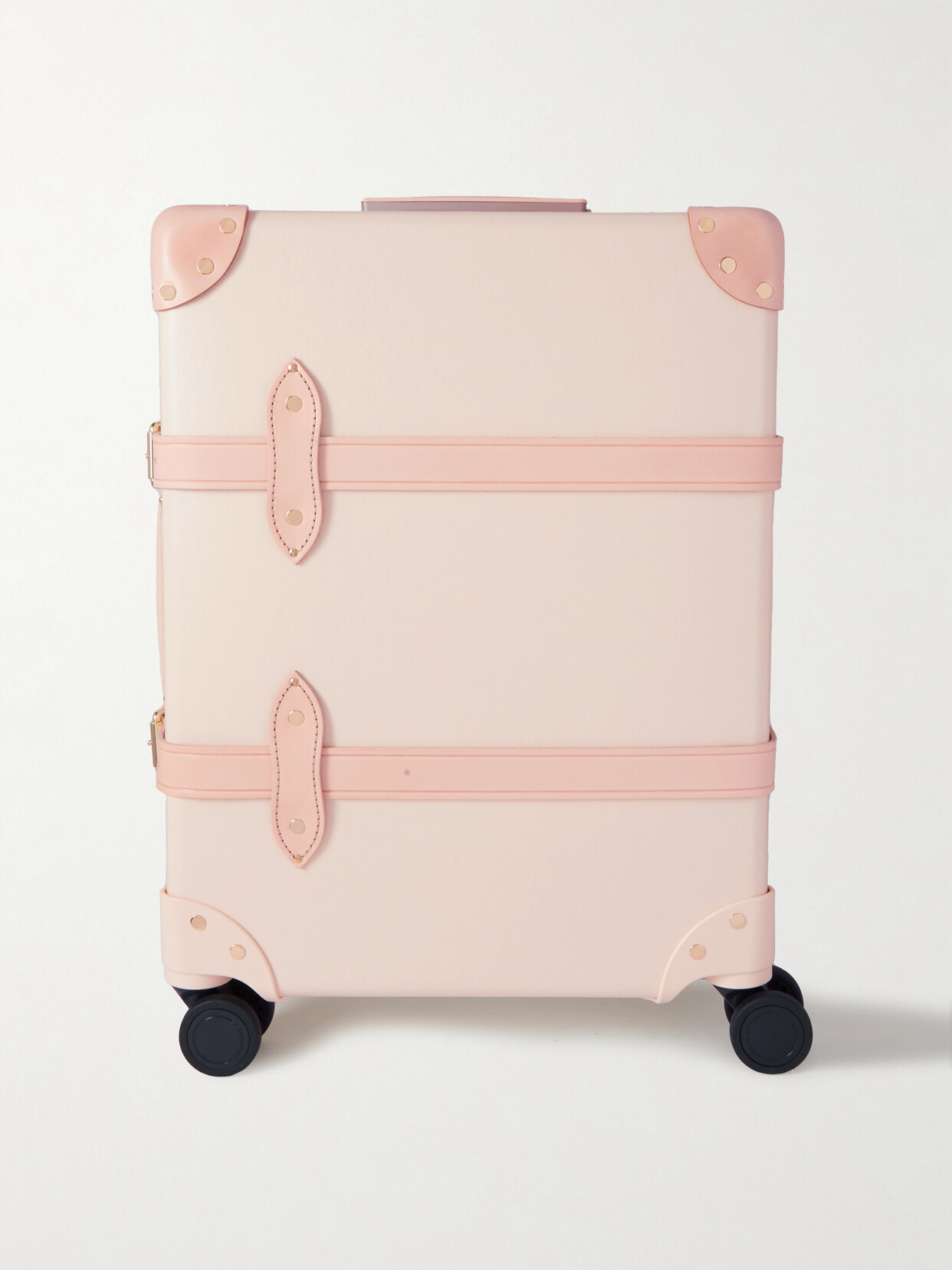 Globe-trotter Centenary Carry-on Leather-trimmed Suitcase In Pink