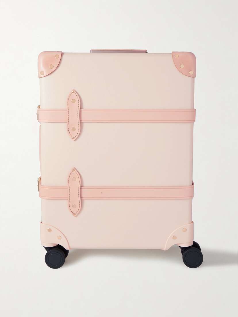 Globe-Trotter Centenary Carry-on Leather-trimmed Suitcase