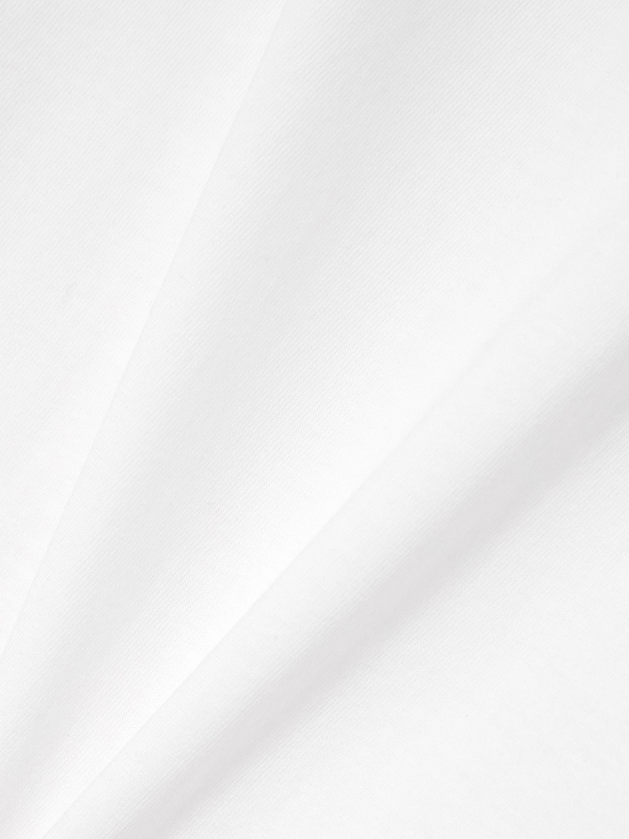 Totême Toteme Monogram Embroidered Curved T Shirt In White