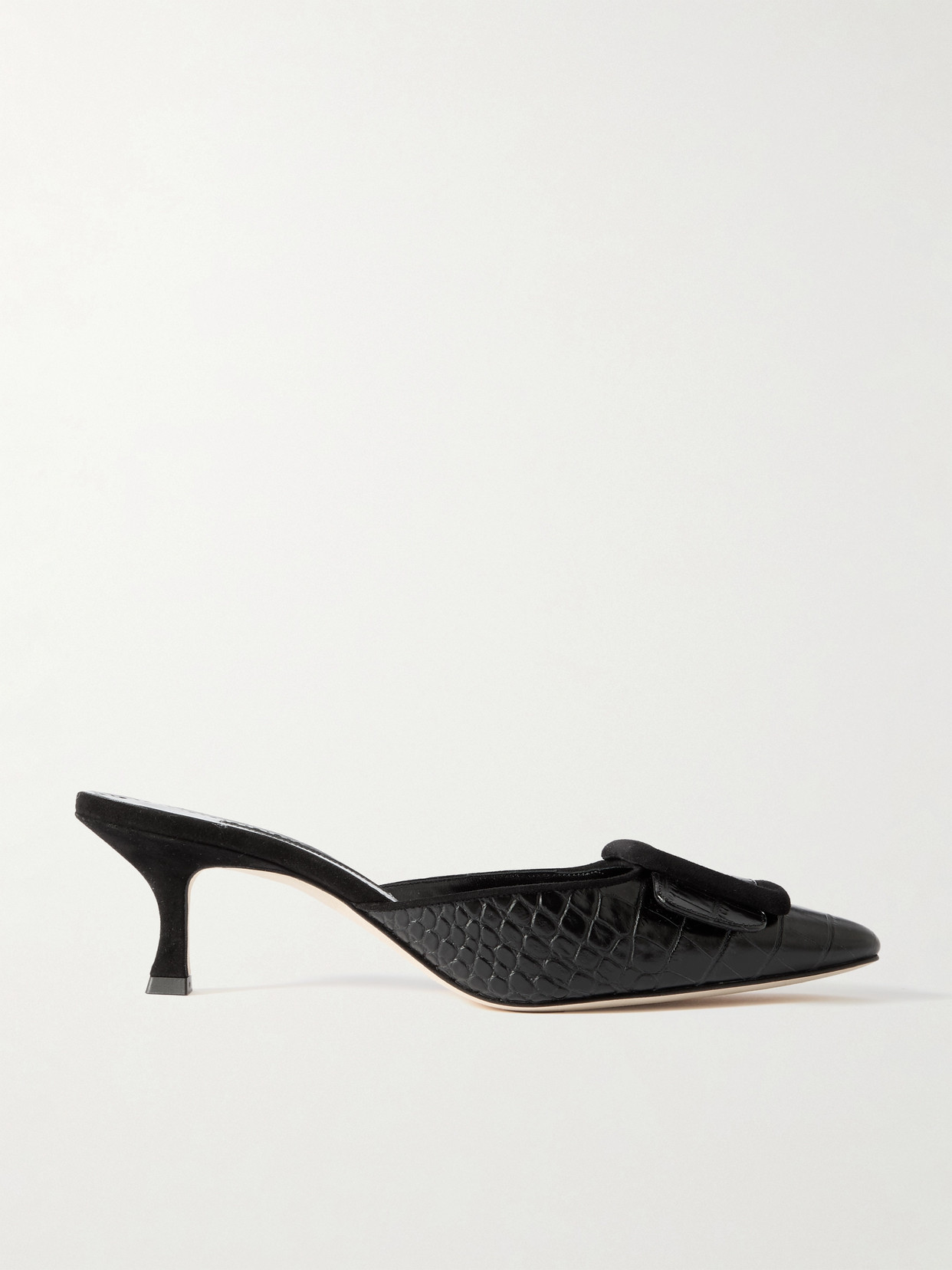 Manolo Blahnik Maysalebi Pums In Black