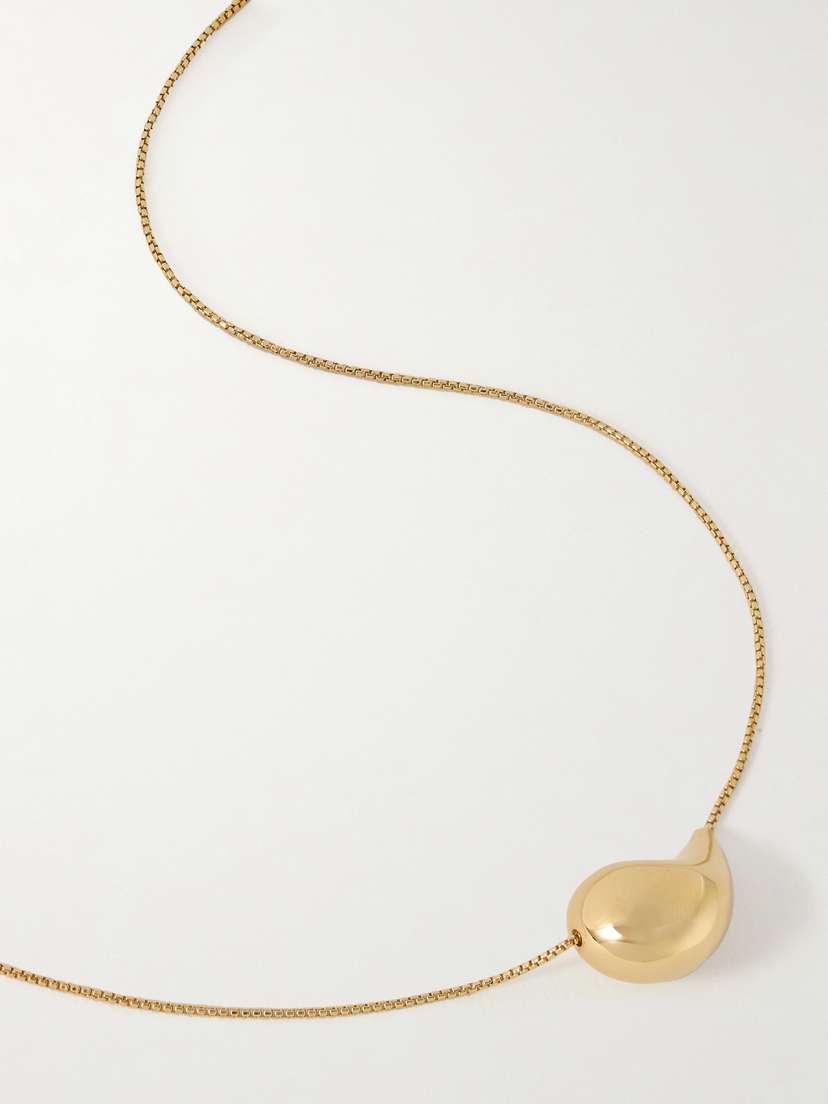 Bottega Veneta plated Silver Necklace