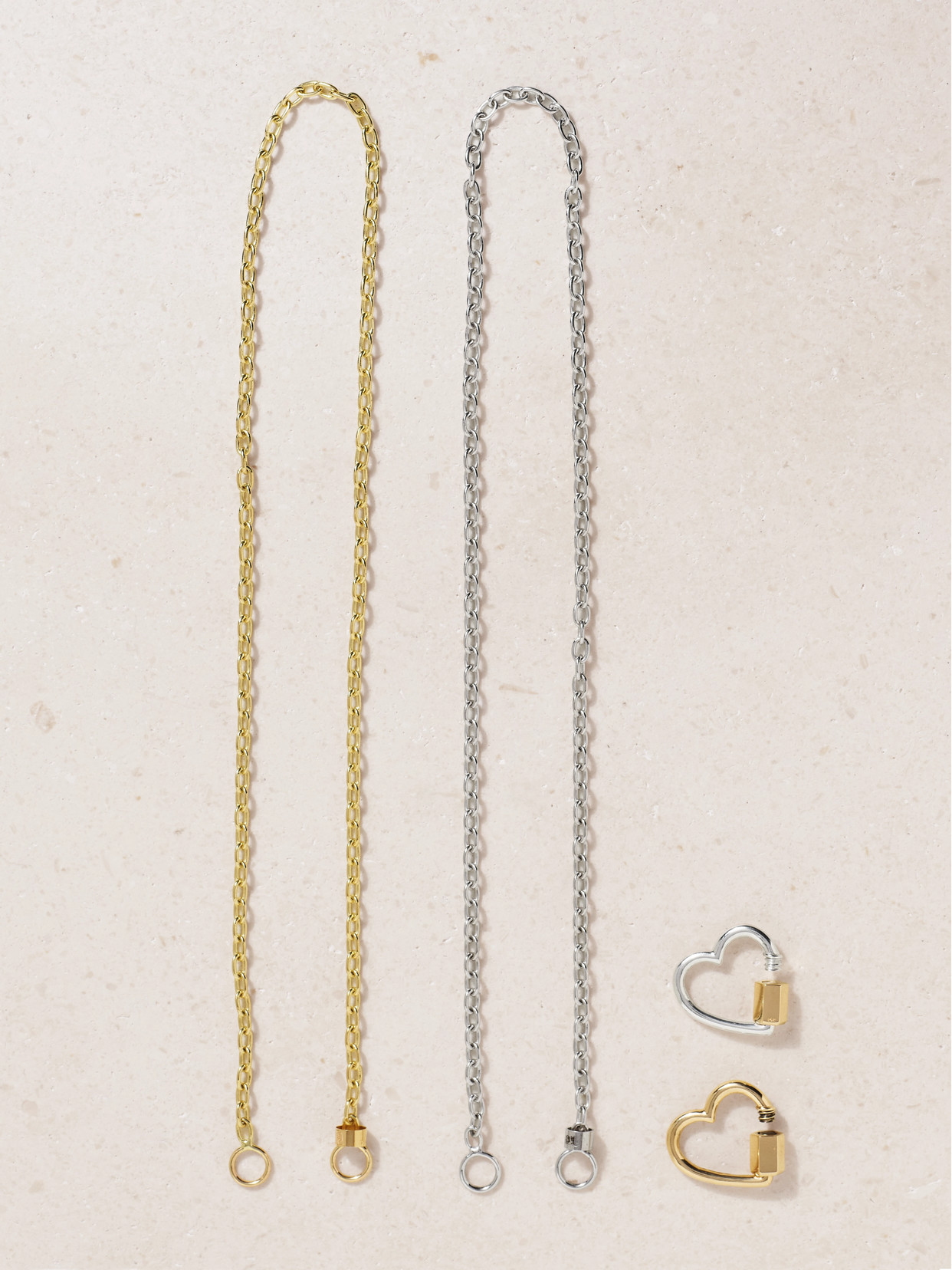 Shop Marla Aaron 14-karat Gold And Silver Necklace