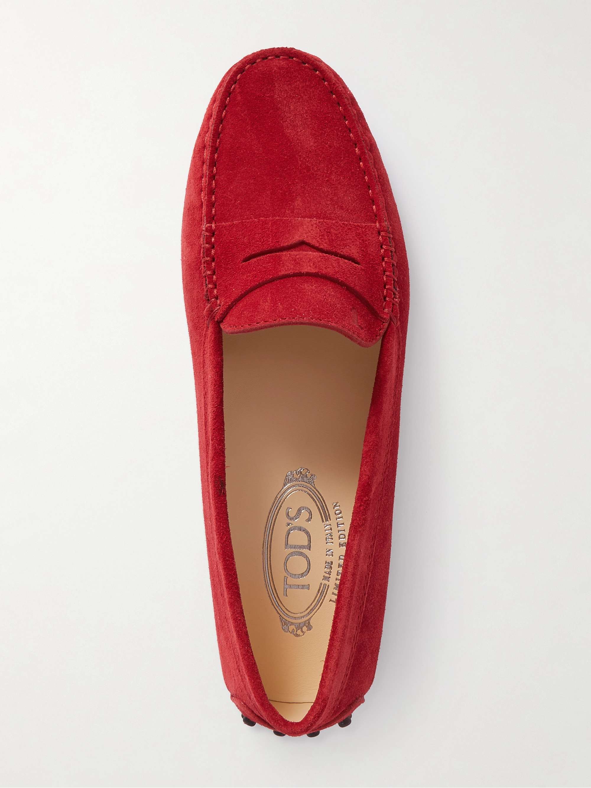 Gommino suede loafers red IT34.5
